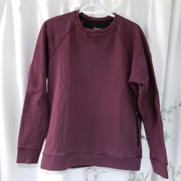 Illustrated Example Side Pocket Side Zip Crew Neck Sweatshirt - Picture 3 of 6